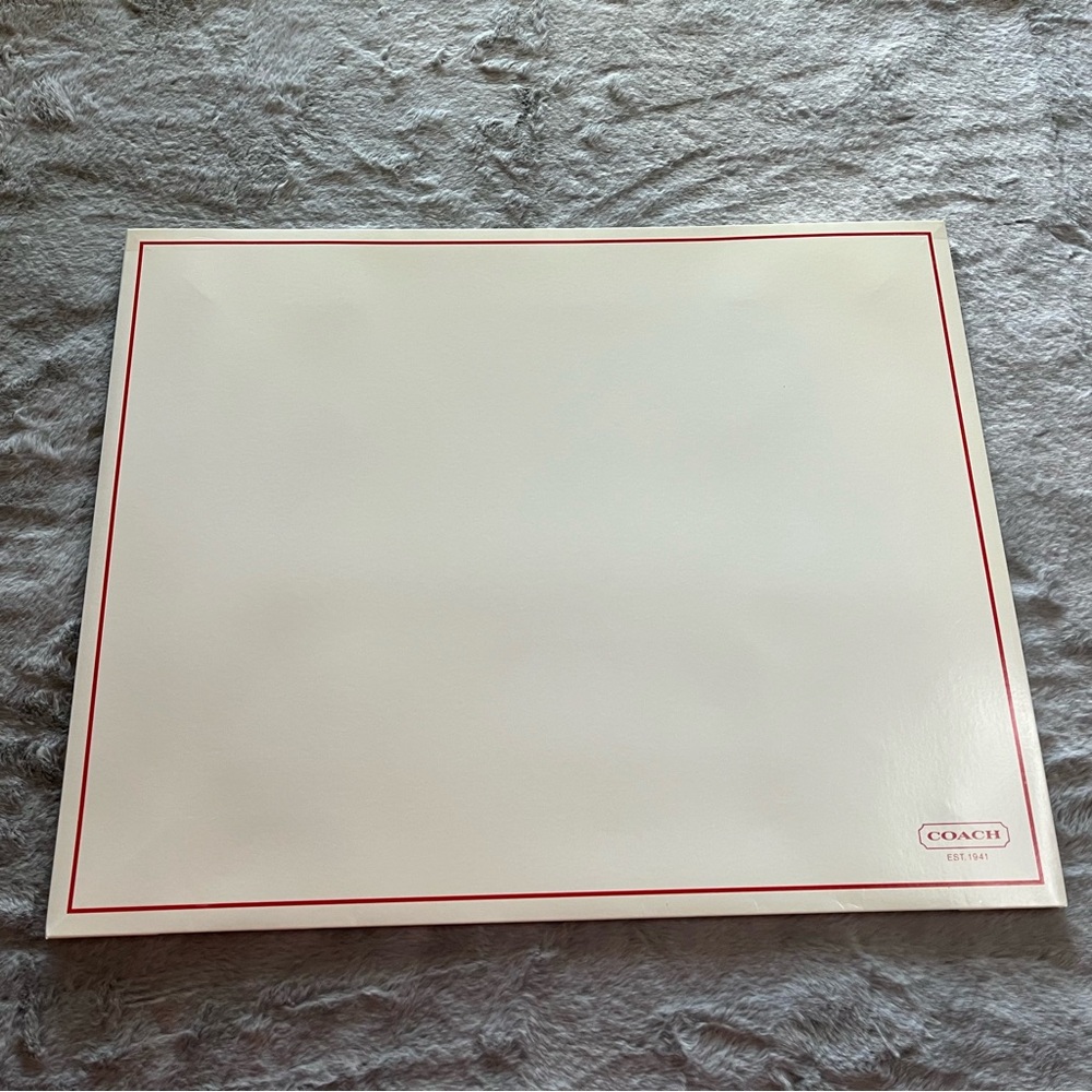 Coach XL White Gift Box B